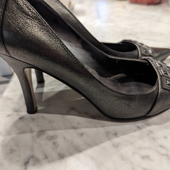Nine West Stiletto High heels Grey Size 10 - Picture 2 of 10